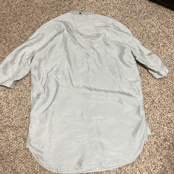 Turnover 100% silk long top - Picture 9 of 9